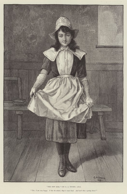 La Nuova Ragazza da George Adolphus Storey