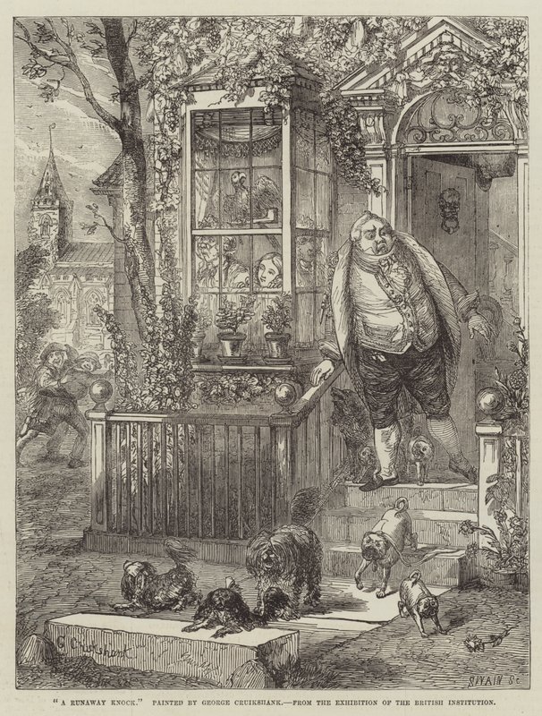 Un colpo di campanello da George Cruikshank