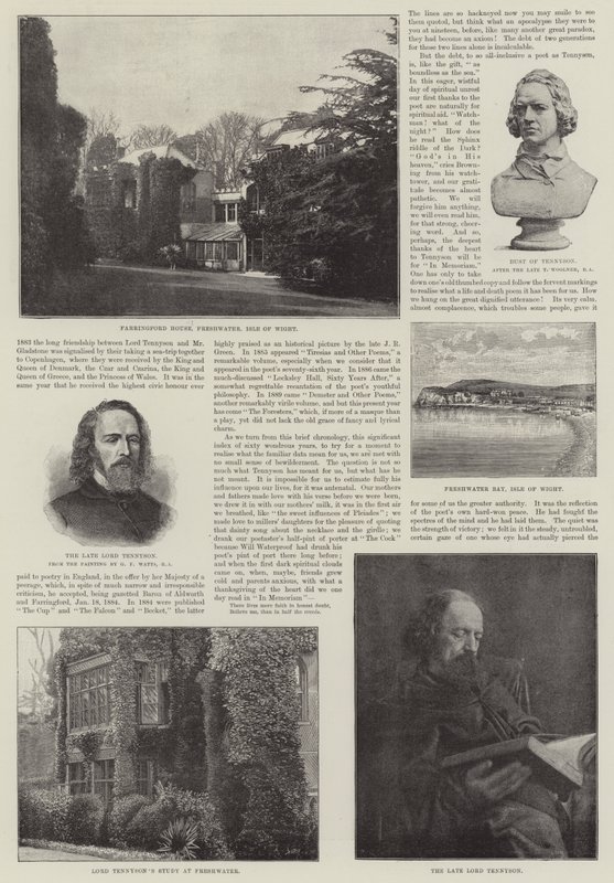 Alfred, Barone Tennyson, Poeta Laureato da George Frederick Watts