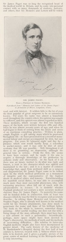 Sir James Paget da George Richmond
