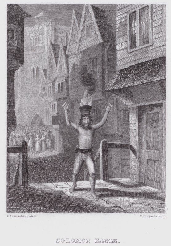 Solomon Eagle da George (after) Cruikshank
