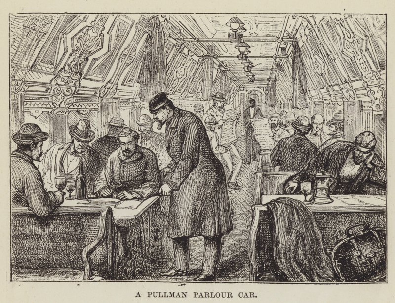 Una carrozza salotto Pullman da George Augustus Sala