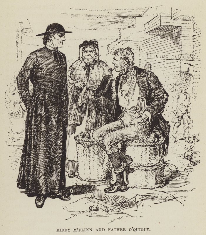 Biddy MFlinn e Padre OQuigly da George Augustus Sala