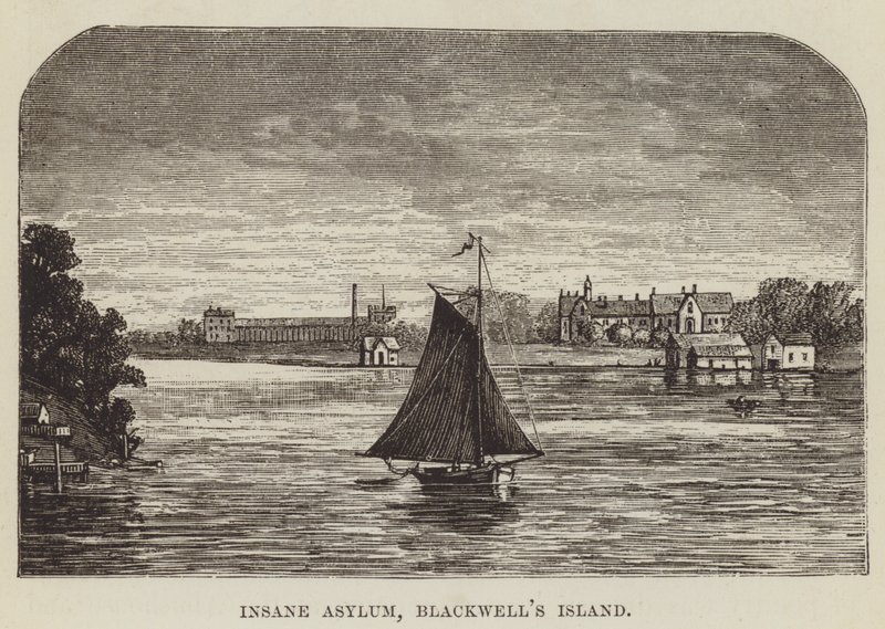 Manicomio, Blackwells Island da George Augustus Sala