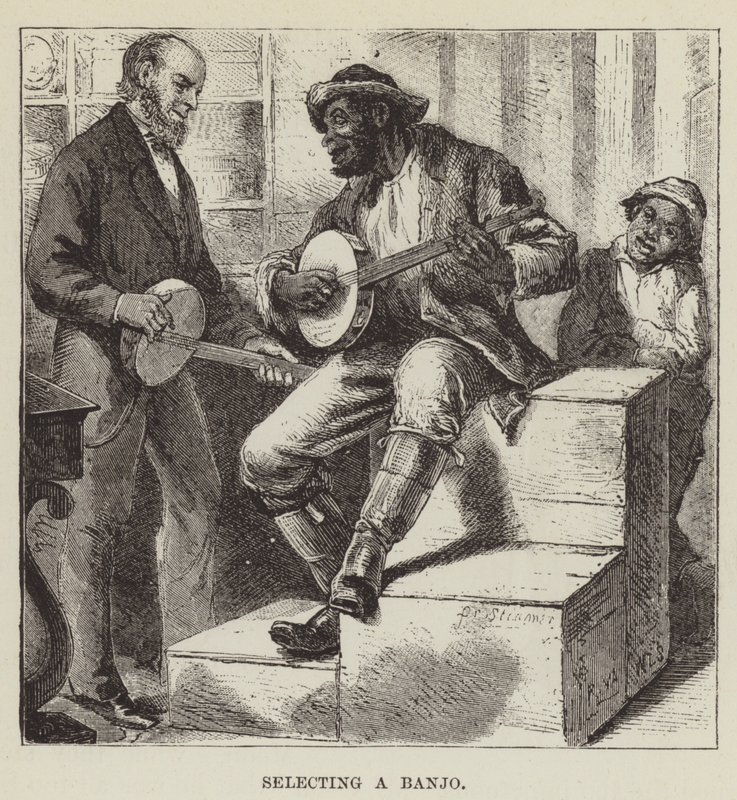 Selezionare un banjo da George Augustus Sala