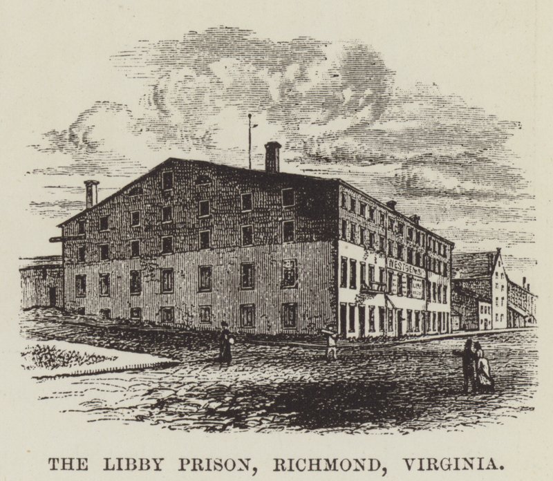 La prigione di Libby, Richmond, Virginia da George Augustus Sala