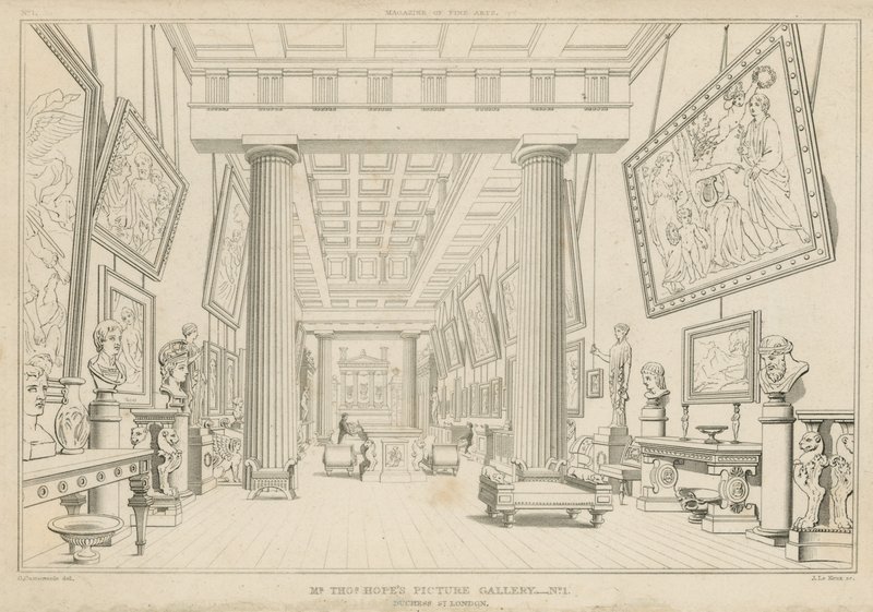 La Galleria di Quadri del Signor Thomas Hope da George Cattermole