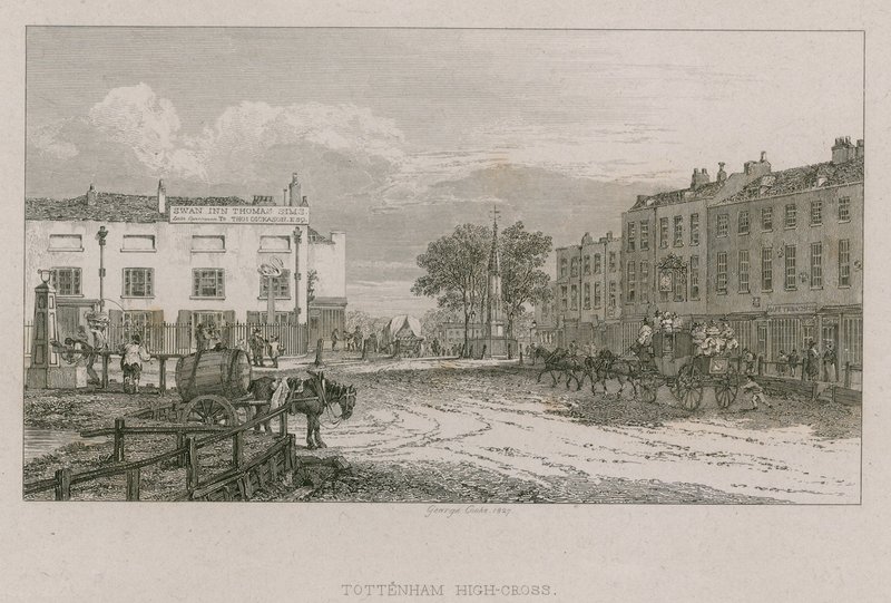 Tottenham High Cross, Londra da George Cooke