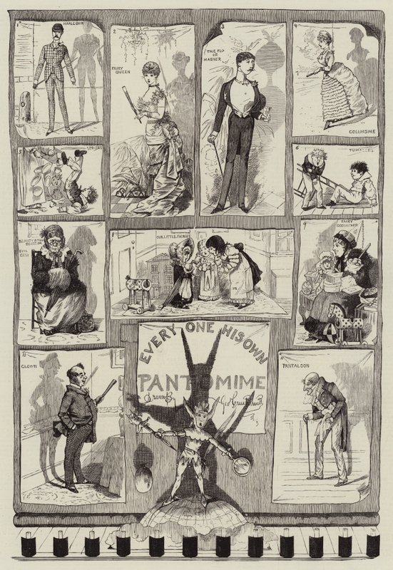 Ognuno il Suo Pantomima da George Cruikshank