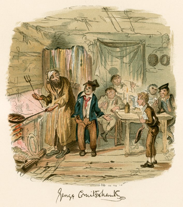 Oliver Twist da George Cruikshank