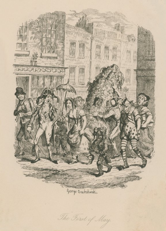Il primo di maggio da George Cruikshank