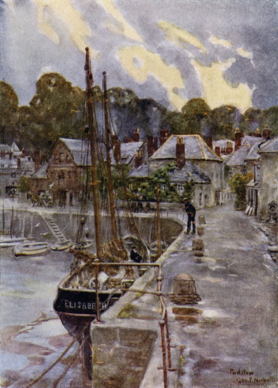 Padstow, pioggia che si dissolve da George Franck Nicholls
