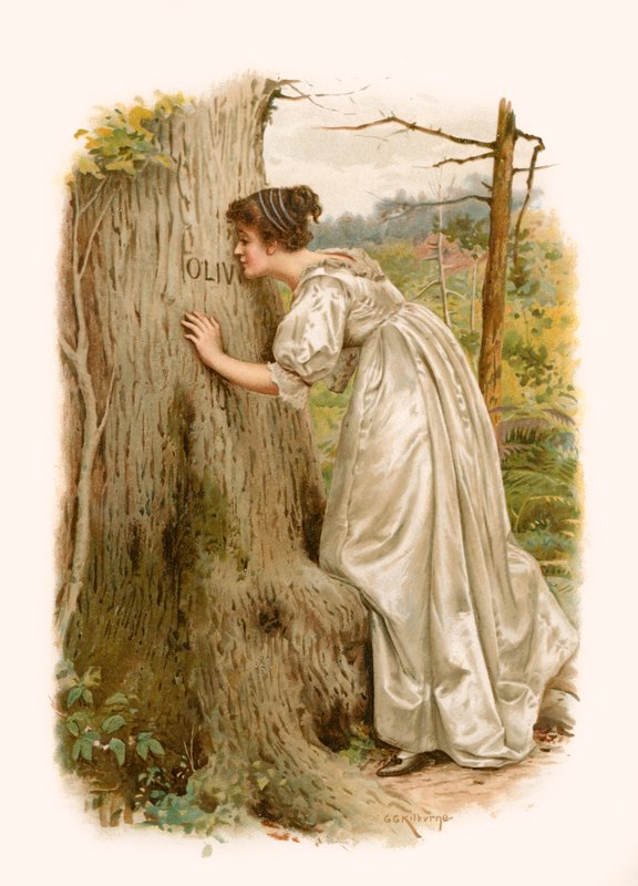 Olivia di Tennyson da George Goodwin Kilburne