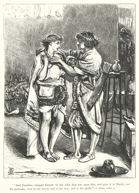 Davide e Gionata da George John Pinwell