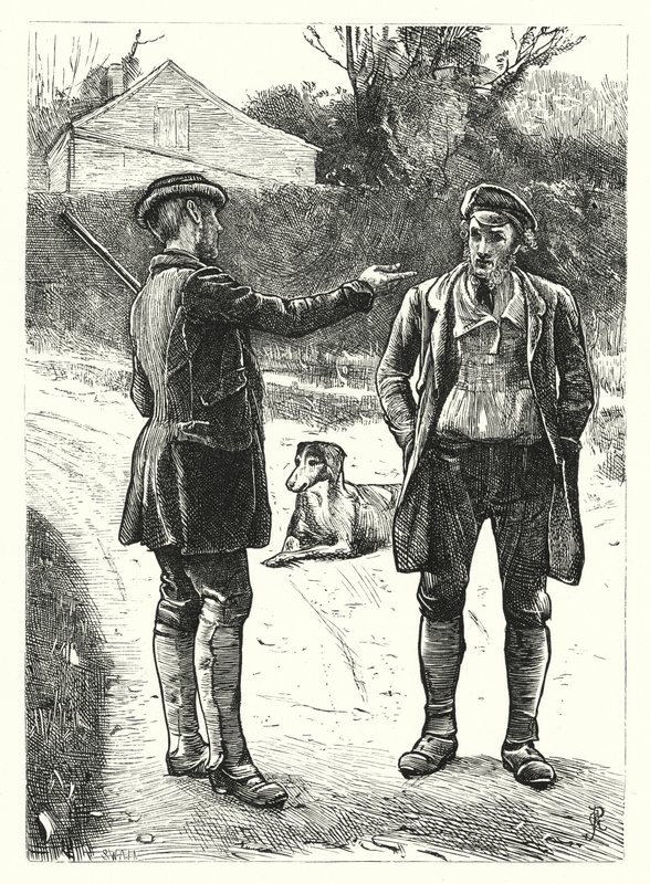 Il guardiacaccia da George John Pinwell