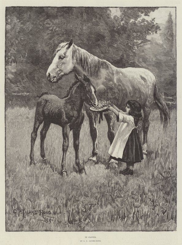 Nel trifoglio da George Percy Jacomb Hood