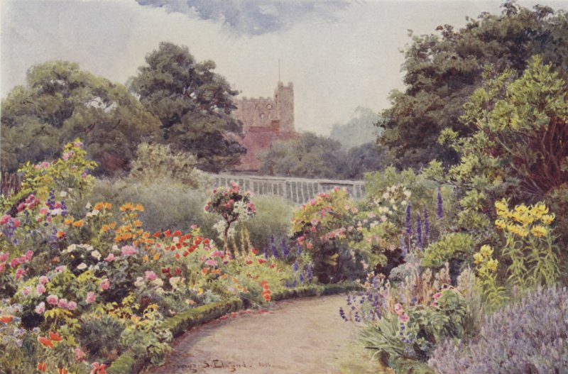 Il Giardino del Decano, Rochester da George Samuel Elgood