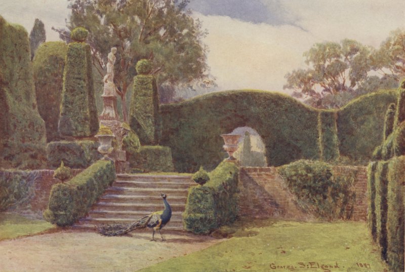 La terrazza, Brockenhurst da George Samuel Elgood
