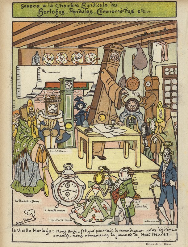 Illustrazione per Le Rire da Georges Delaw