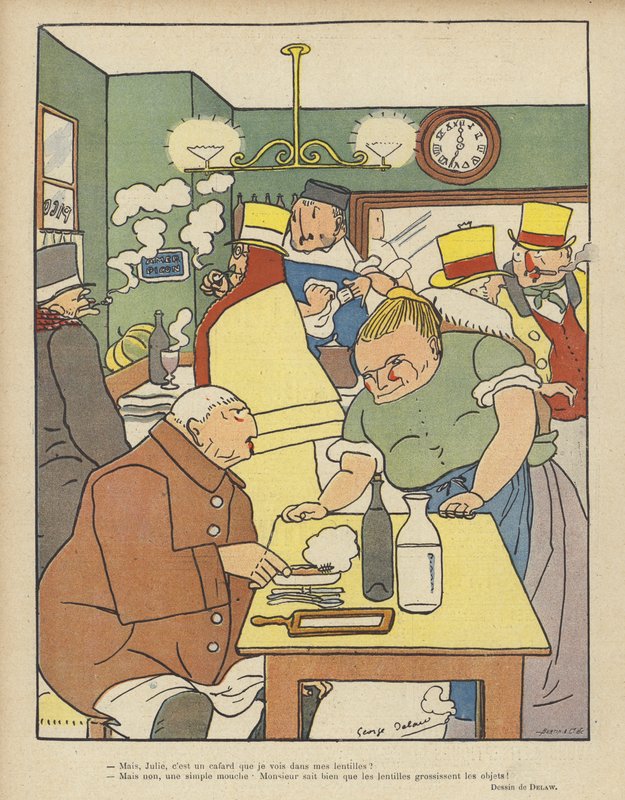 Illustrazione per Le Rire da Georges Delaw