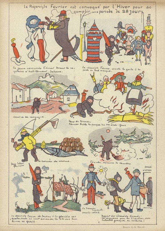 Illustrazione per Le Rire da Georges Delaw