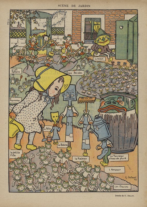 Illustrazione per Le Rire da Georges Delaw