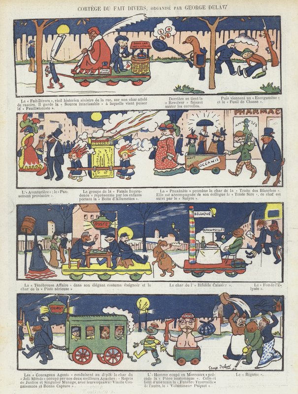 Illustrazione per Le Rire da Georges Delaw