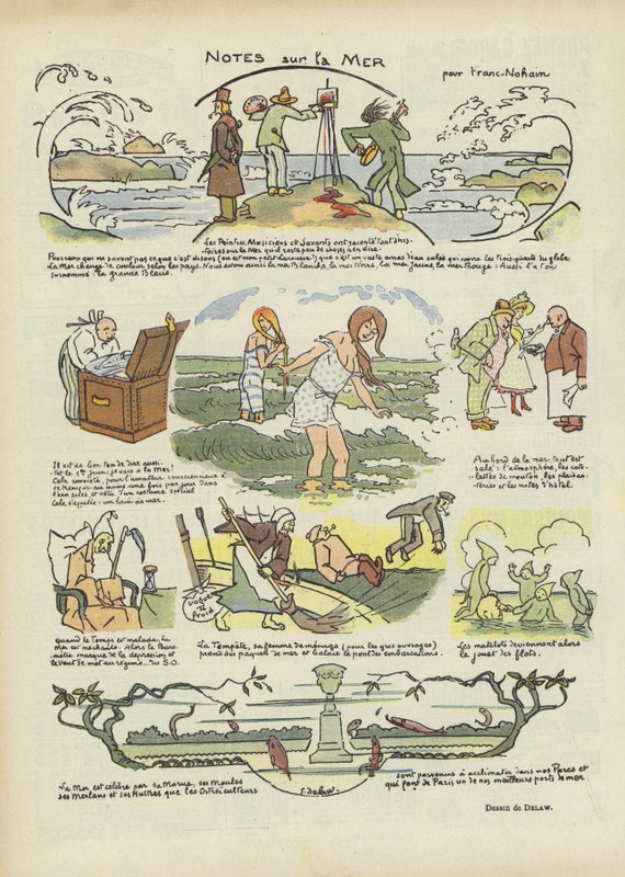 Illustrazione per Le Rire da Georges Delaw
