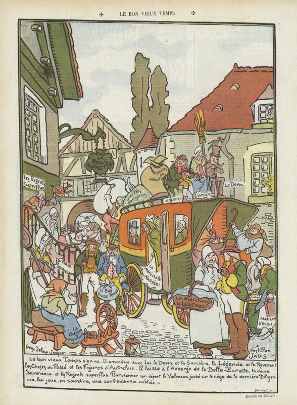 Illustrazione per Le Rire da Georges Delaw