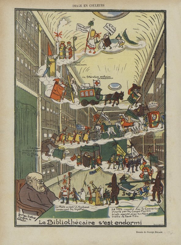 Illustrazione per Le Rire da Georges Delaw