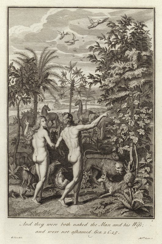 Adamo ed Eva da Gerard Hoet