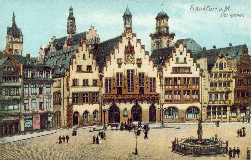 Romer, Francoforte, Germania (foto a colori) da German Photographer