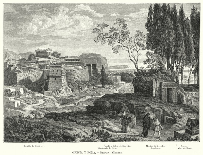 Antica città greca di Micene da German School