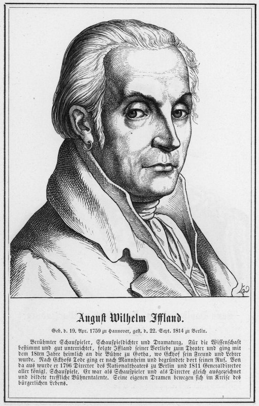 August Wilhelm Iffland da German School