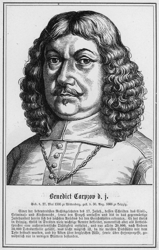 Benedict Carpzov il Vecchio (incisione) da German School