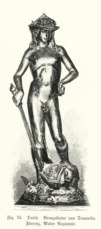 David, statua in bronzo di Donatello da German School