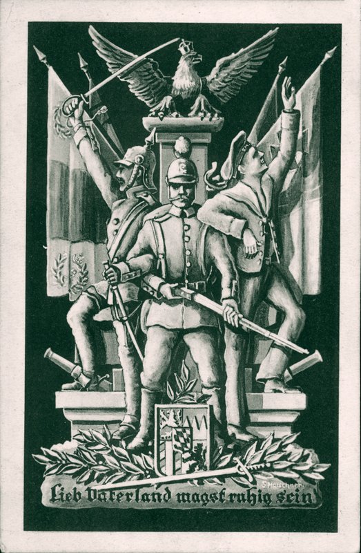 Caro Paese, sii pacifico (litografia) da German School