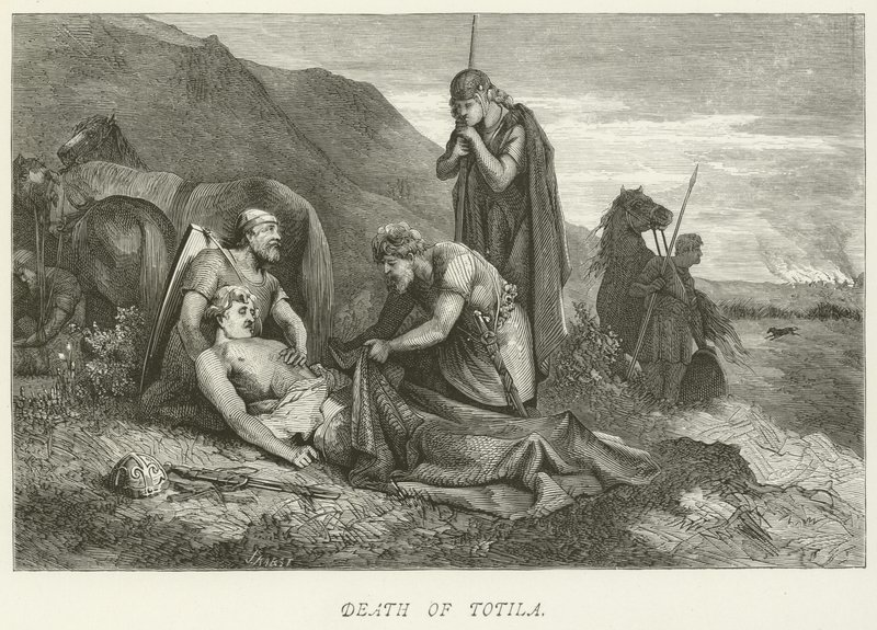 Morte di Totila da German School