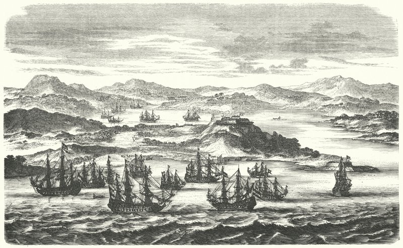 Partenza di una flotta d
