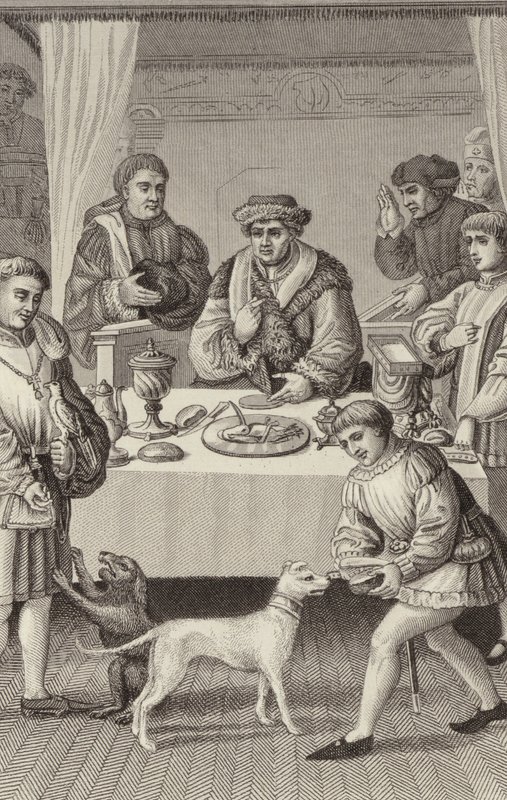 Sala da pranzo di un principe da German School
