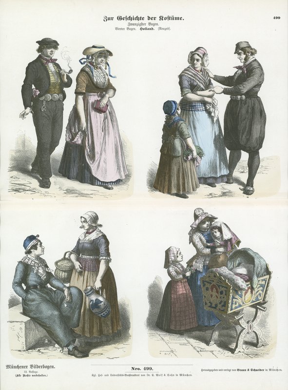Costumi olandesi, XIX secolo da German School