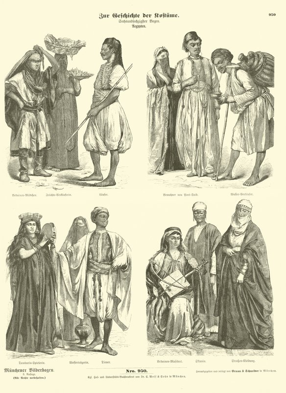 Costumi egiziani da German School