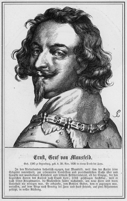 Ernst, Graf von Mansfeld da German School