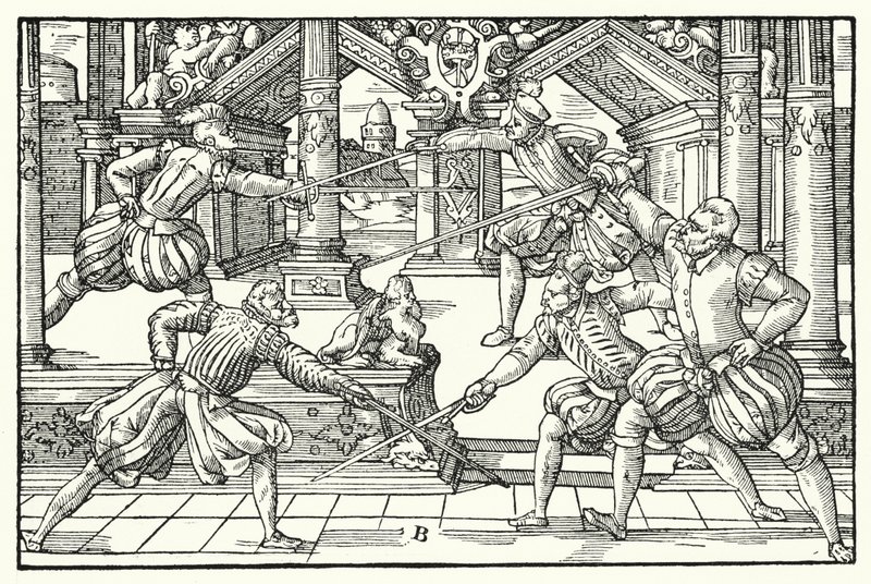 Scena di scherma da German School