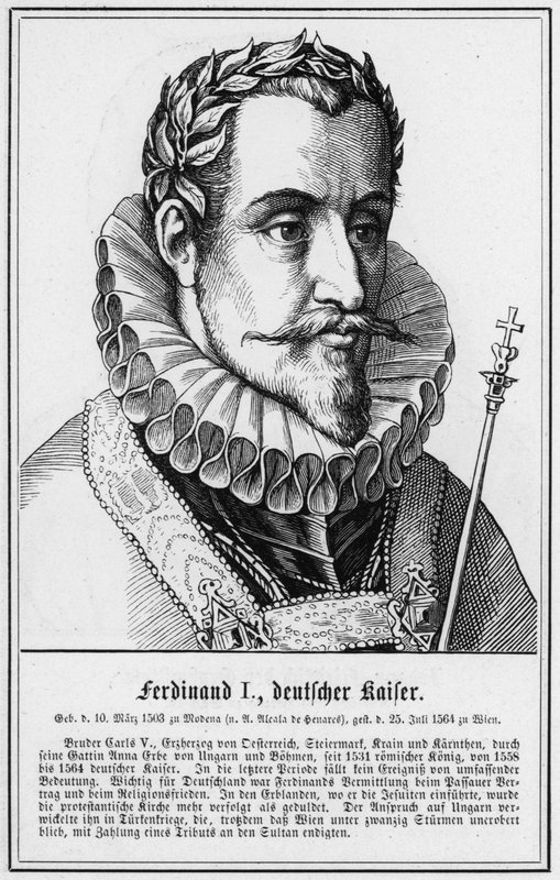 Ferdinando I, Imperatore Tedesco da German School