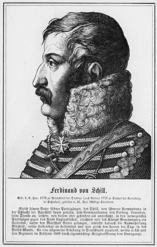 Ferdinand von Schill da German School