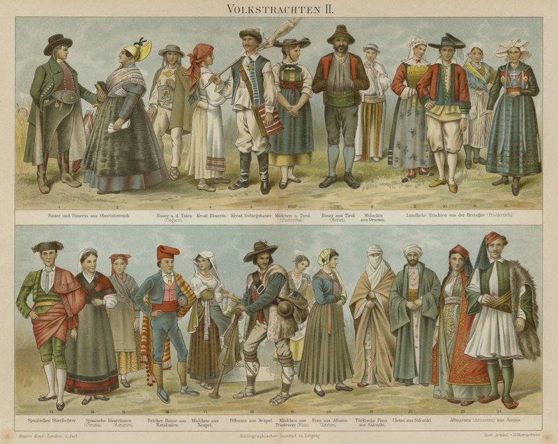 Costumi popolari da German School