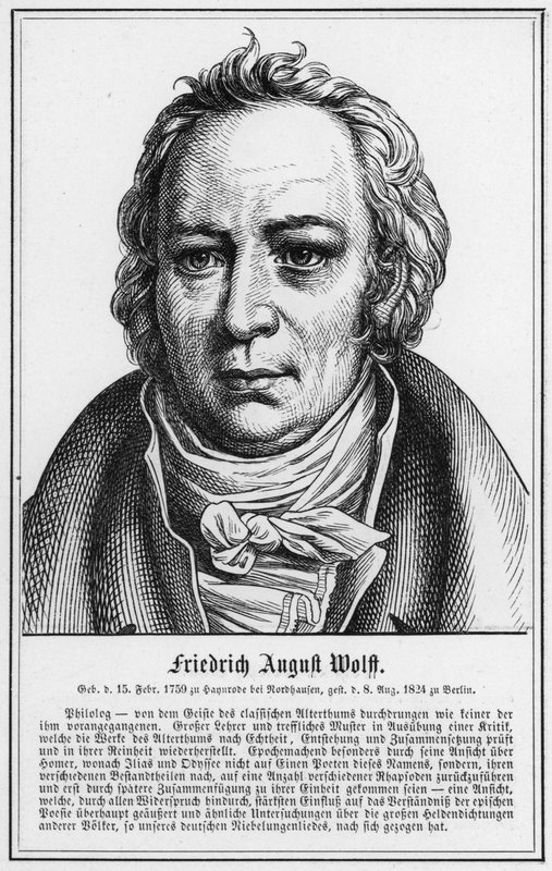 Friedrich August Wolf (incisione) da German School