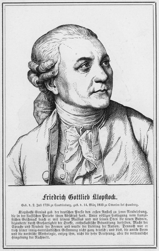 Friedrich Gottlieb Klopstock da German School
