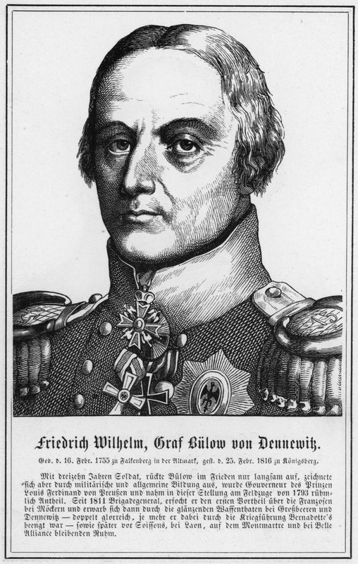 Friedrich Wilhelm, Graf Bulow von Dennewik da German School